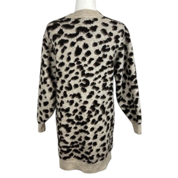 H&M Long Cheetah Cardigan Size XS - Picture 4 of 8